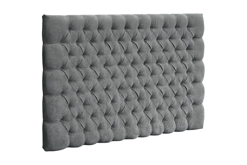 Celine  Sänggavel 160 cm - Grå/Sammet - Möbler - Säng - Sängtillbehör & sänggavel - Sänggavel