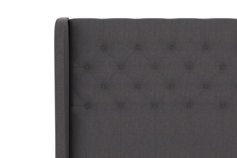 Sänggavel Choice 210 cm med Sidor - Mörkgrå - Sänggavel