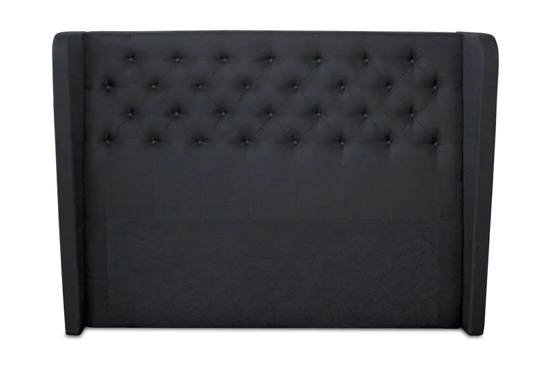 Cloud Sänggavel 140 cm med Sidor, Svart