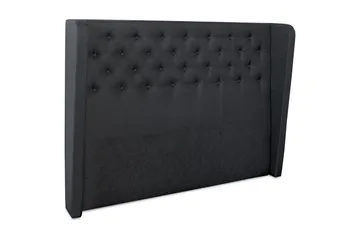 Cloud Sänggavel 140 cm med Sidor - Svart - Möbler - Säng - Sängtillbehör & sänggavel - Sänggavel