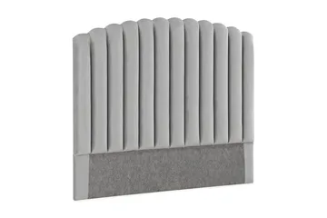 Davia Sänggavel 120 cm - Ljusgrå/Sammet - Möbler - Säng - Sängtillbehör & sänggavel - Sänggavel