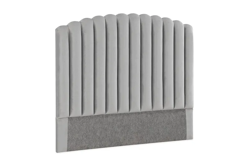 Davia Sänggavel 120 cm - Ljusgrå/Sammet - Möbler - Säng - Sängtillbehör & sänggavel - Sänggavel