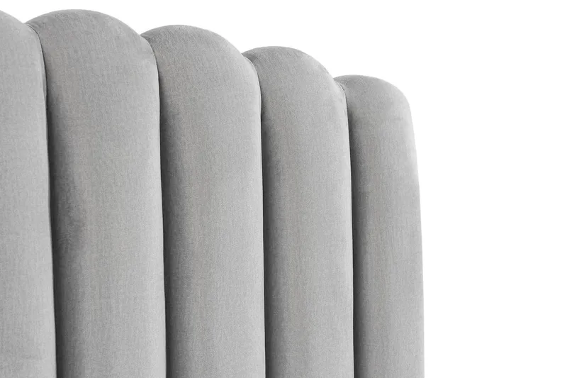 Davia Sänggavel 120 cm - Ljusgrå/Sammet - Möbler - Säng - Sängtillbehör & sänggavel - Sänggavel