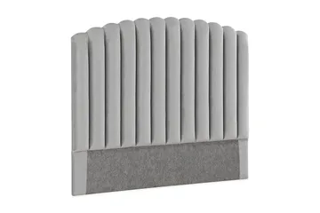 Davia Sänggavel 140 cm - Ljusgrå/Sammet - Möbler - Säng - Sängtillbehör & sänggavel - Sänggavel