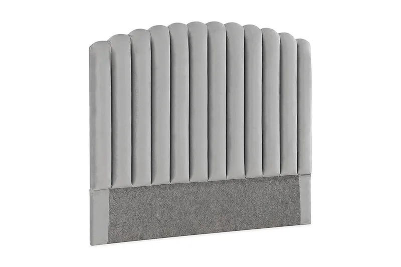 Davia Sänggavel 140 cm - Ljusgrå/Sammet - Möbler - Säng - Sängtillbehör & sänggavel - Sänggavel