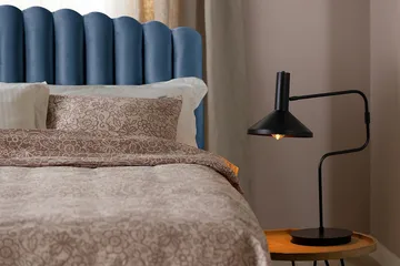 Davia Sänggavel 140 cm - Mörkblå/Sammet - Möbler - Säng - Sängtillbehör & sänggavel - Sänggavel