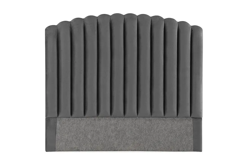Davia Sänggavel 140 cm - Mörkgrå/Sammet - Möbler - Säng - Sängtillbehör & sänggavel - Sänggavel