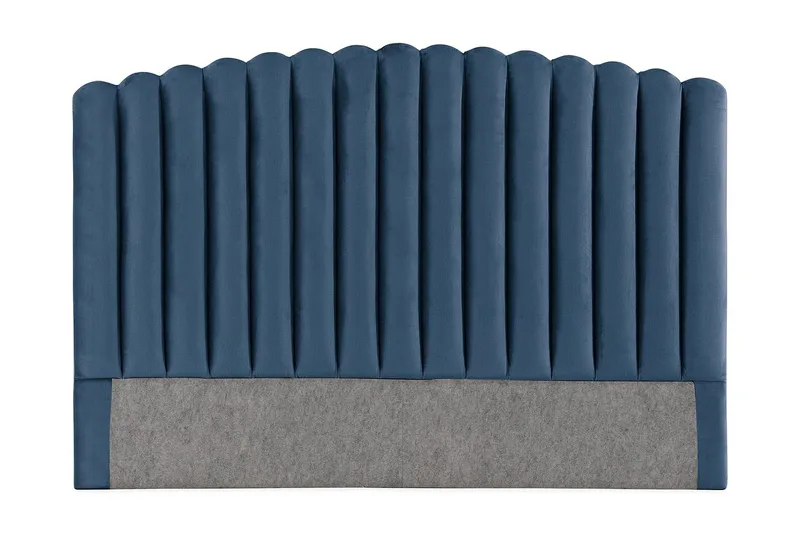 Davia Sänggavel 160 cm - Mörkblå/Sammet - Möbler - Säng - Sängtillbehör & sänggavel - Sänggavel