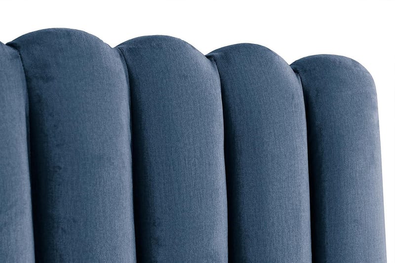 Davia Sänggavel 180 cm - Mörkblå/Sammet - Möbler - Säng - Sängtillbehör & sänggavel - Sänggavel