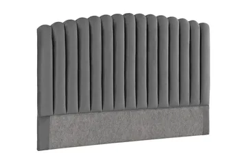 Davia Sänggavel 180 cm - Mörkgrå/Sammet - Möbler - Säng - Sängtillbehör & sänggavel - Sänggavel