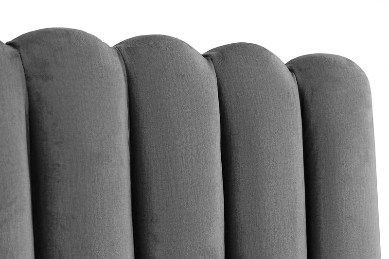 Davia Sänggavel 180 cm - Mörkgrå/Sammet - Möbler - Säng - Sängtillbehör & sänggavel - Sänggavel