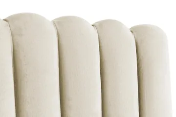 Davia Sänggavel Sammet 160 cm - Beige - Möbler - Säng - Sängtillbehör & sänggavel - Sänggavel