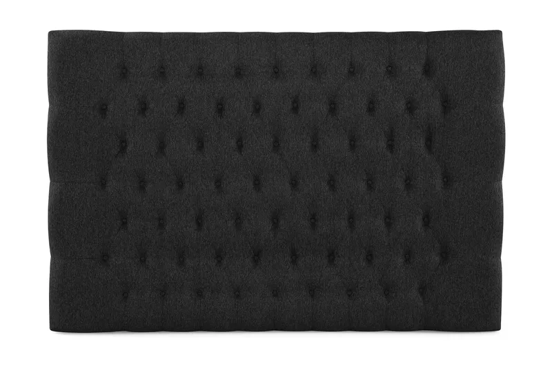 Diamant Sänggavel Lucky 180 cm, Svart|Grå