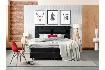 Drömsk Sänggavel 180 cm - Svart - Möbler - Säng - Sängtillbehör & sänggavel - Sänggavel