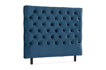 Ella Sänggavel 120 cm Djuphäftad - Blå/Sammet - Möbler - Säng - Sängtillbehör & sänggavel - Sänggavel