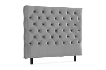 Ella Sänggavel 120 cm Djuphäftad - Grå/Sammet - Möbler - Säng - Sängtillbehör & sänggavel - Sänggavel