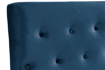 Ella Sänggavel 120 cm Knappar - Blå/Sammet - Möbler - Säng - Sängtillbehör & sänggavel - Sänggavel