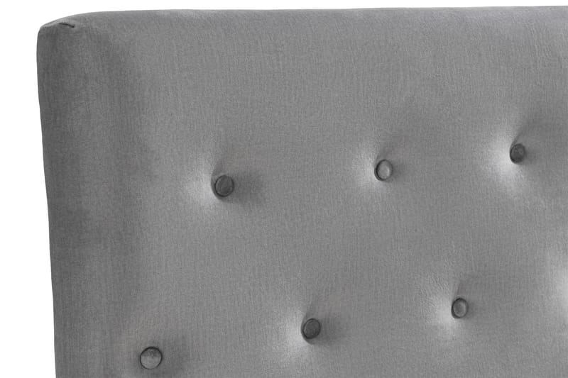 Ella Sänggavel 120 cm Knappar - Grå/Sammet - Möbler - Säng - Sängtillbehör & sänggavel - Sänggavel