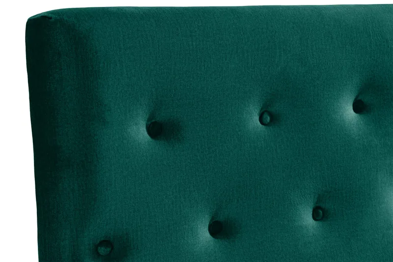 Ella Sänggavel 120 cm Knappar - Grön/Sammet - Möbler - Säng - Sängtillbehör & sänggavel - Sänggavel