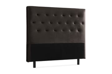 Ella Sänggavel 120 cm Knappar - Mörkgrå/Sammet - Möbler - Säng - Sängtillbehör & sänggavel - Sänggavel