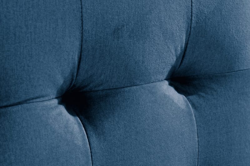 Ella Sänggavel 120 cm Rutig - Blå/Sammet - Möbler - Säng - Sängtillbehör & sänggavel - Sänggavel