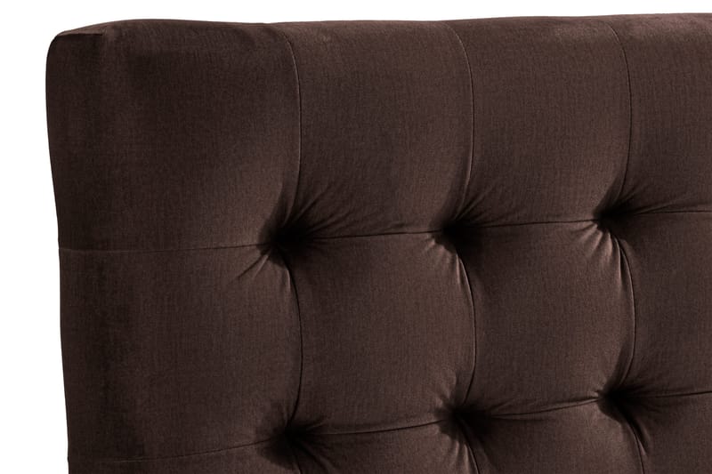 Ella Sänggavel 120 cm Rutig - Brun/Sammet - Möbler - Säng - Sängtillbehör & sänggavel - Sänggavel