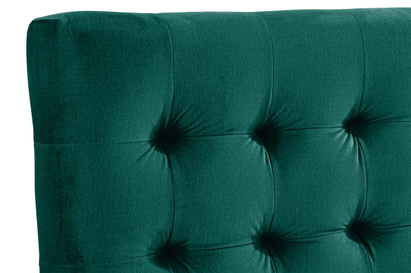 Ella Sänggavel 120 cm Rutig - Grön/Sammet - Möbler - Säng - Sängtillbehör & sänggavel - Sänggavel