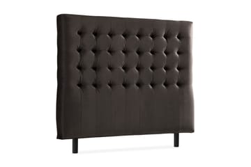 Ella Sänggavel 120 cm Rutig - Mörkgrå/Sammet - Möbler - Säng - Sängtillbehör & sänggavel - Sänggavel