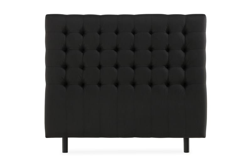 Ella Sänggavel 120 cm Rutig, Svart