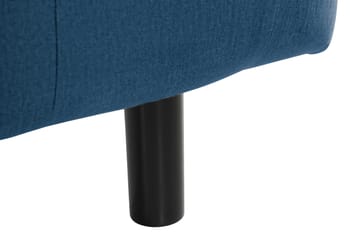 Ella Sänggavel 140 cm Djuphäftad - Blå/Sammet - Möbler - Säng - Sängtillbehör & sänggavel - Sänggavel