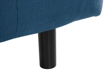 Ella Sänggavel 140 cm Djuphäftad - Blå/Sammet - Möbler - Säng - Sängtillbehör & sänggavel - Sänggavel
