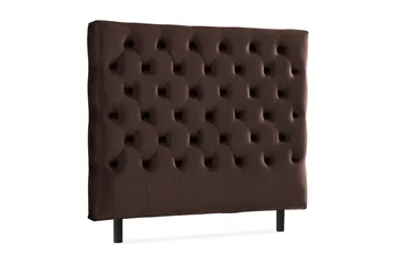 Ella Sänggavel 140 cm Djuphäftad - Brun/Sammet - Möbler - Säng - Sängtillbehör & sänggavel - Sänggavel