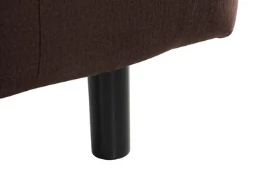 Ella Sänggavel 140 cm Djuphäftad - Brun/Sammet - Möbler - Säng - Sängtillbehör & sänggavel - Sänggavel