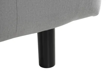 Ella Sänggavel 140 cm Djuphäftad - Grå/Sammet - Möbler - Säng - Sängtillbehör & sänggavel - Sänggavel