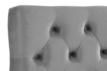 Ella Sänggavel 140 cm Djuphäftad - Grå/Sammet - Möbler - Säng - Sängtillbehör & sänggavel - Sänggavel