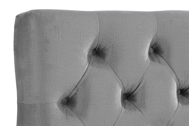 Ella Sänggavel 140 cm Djuphäftad - Grå/Sammet - Möbler - Säng - Sängtillbehör & sänggavel - Sänggavel