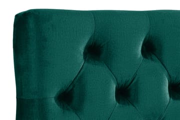 Ella Sänggavel 140 cm Djuphäftad - Grön/Sammet - Möbler - Säng - Sängtillbehör & sänggavel - Sänggavel