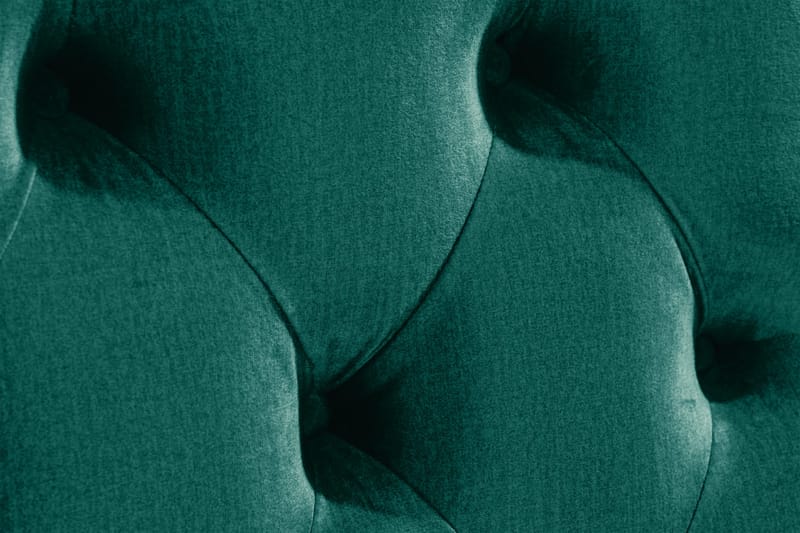 Ella Sänggavel 140 cm Djuphäftad - Grön/Sammet - Möbler - Säng - Sängtillbehör & sänggavel - Sänggavel