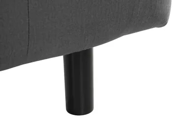 Ella Sänggavel 140 cm Djuphäftad - Mellangrå/Sammet - Möbler - Säng - Sängtillbehör & sänggavel - Sänggavel