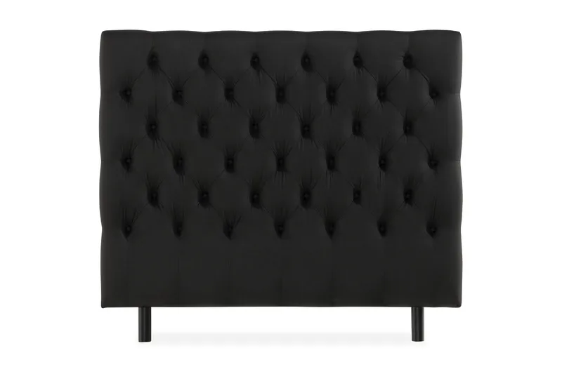 Ella Sänggavel 140 cm Djuphäftad, Svart