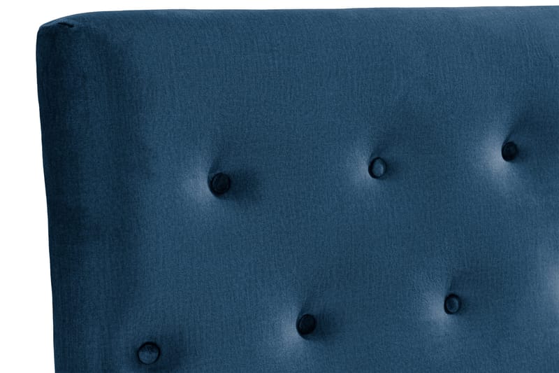 Ella Sänggavel 140 cm Knappar - Blå/Sammet - Möbler - Säng - Sängtillbehör & sänggavel - Sänggavel