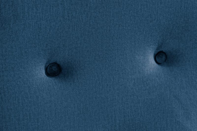 Ella Sänggavel 140 cm Knappar - Blå/Sammet - Möbler - Säng - Sängtillbehör & sänggavel - Sänggavel