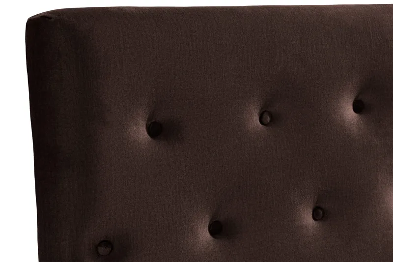 Ella Sänggavel 140 cm Knappar - Brun/Sammet - Möbler - Säng - Sängtillbehör & sänggavel - Sänggavel