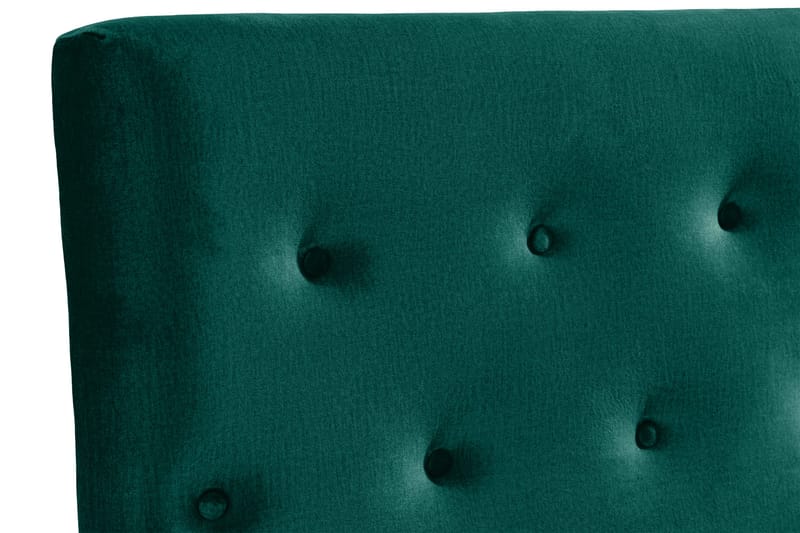 Ella Sänggavel 140 cm Knappar - Grön/Sammet - Möbler - Säng - Sängtillbehör & sänggavel - Sänggavel