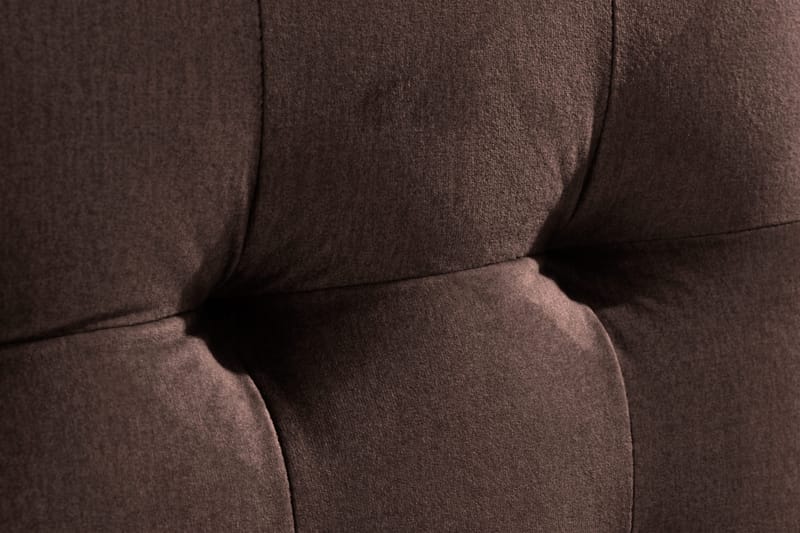 Ella Sänggavel 140 cm Rutig - Brun/Sammet - Möbler - Säng - Sängtillbehör & sänggavel - Sänggavel