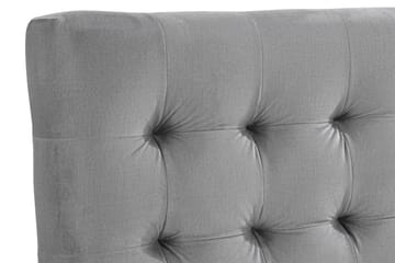 Ella Sänggavel 140 cm Rutig - Grå/Sammet - Möbler - Säng - Sängtillbehör & sänggavel - Sänggavel