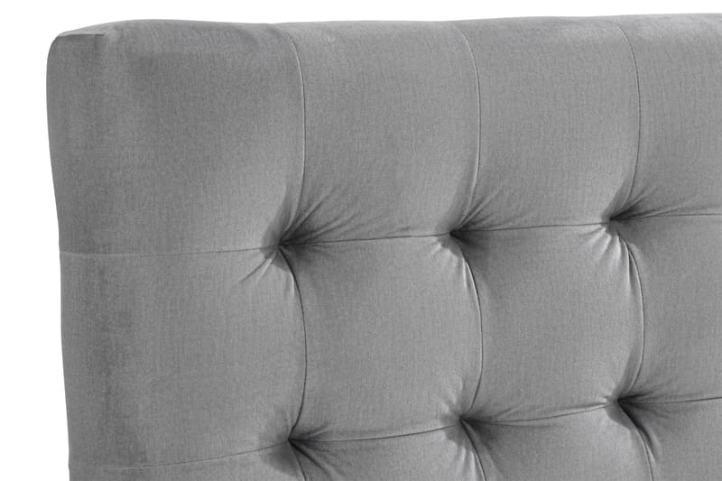 Ella Sänggavel 140 cm Rutig - Grå/Sammet - Möbler - Säng - Sängtillbehör & sänggavel - Sänggavel