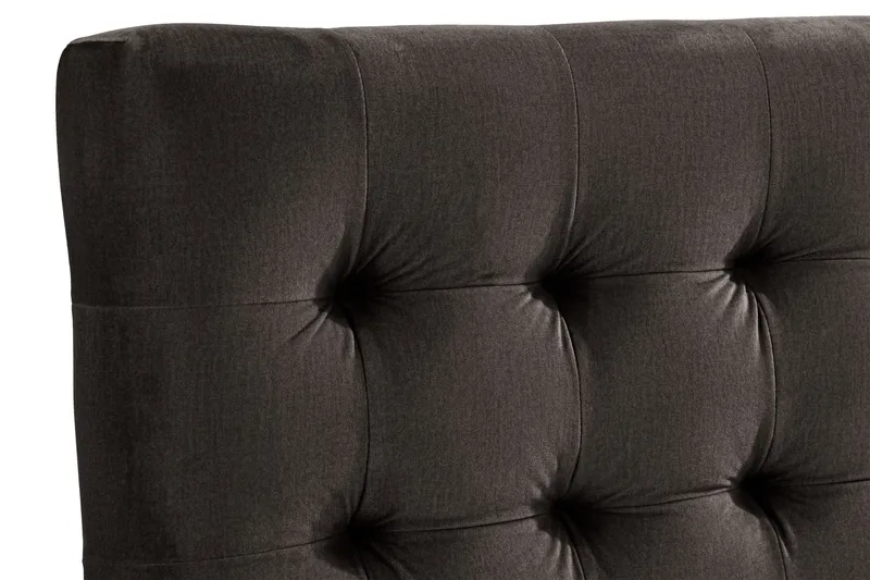 Ella Sänggavel 140 cm Rutig - Mörkgrå/Sammet - Möbler - Säng - Sängtillbehör & sänggavel - Sänggavel