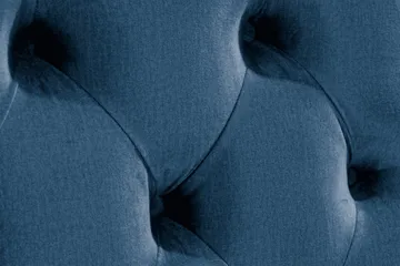 Ella Sänggavel 160 cm Djuphäftad - Blå/Sammet - Möbler - Säng - Sängtillbehör & sänggavel - Sänggavel