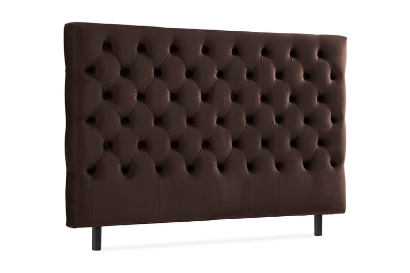 Ella Sänggavel 160 cm Djuphäftad - Brun/Sammet - Möbler - Säng - Sängtillbehör & sänggavel - Sänggavel